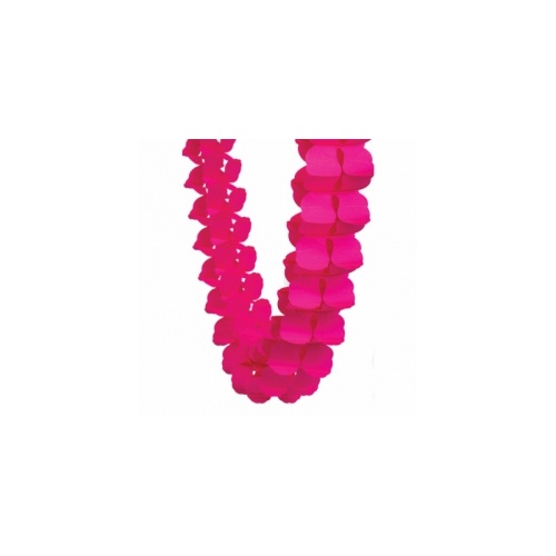 Paper Party Honeycomb Garland Magenta 4m #405215M - Each (Pkgd.) 