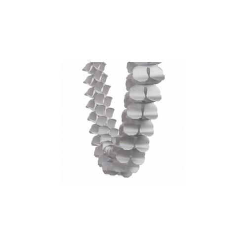 Paper Party Honeycomb Garland Metallic Silver 4m #405215S - Each (Pkgd.)