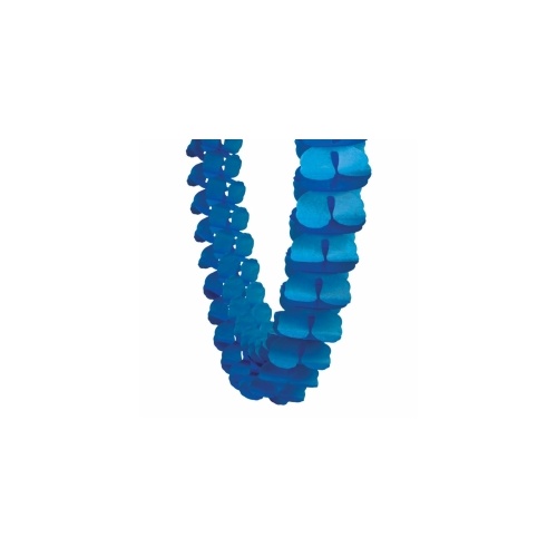 Paper Party Honeycomb Garland True Blue 4m #405215TB - Each (Pkgd.) 