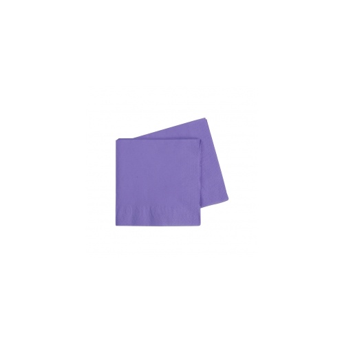 Cocktail Napkin Lilac 250mm #406070LIP - 20Pk (Pkgd.)