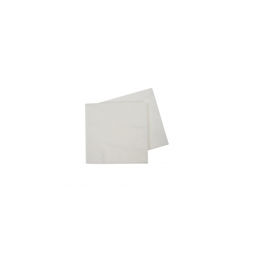 Cocktail Napkin White 250mm #406070WHP - 20Pk (Pkgd.) 