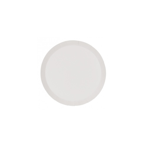 Paper Party Round Dinner Plate White 22.5cm #406110WHP - 10Pk (Pkgd.) 