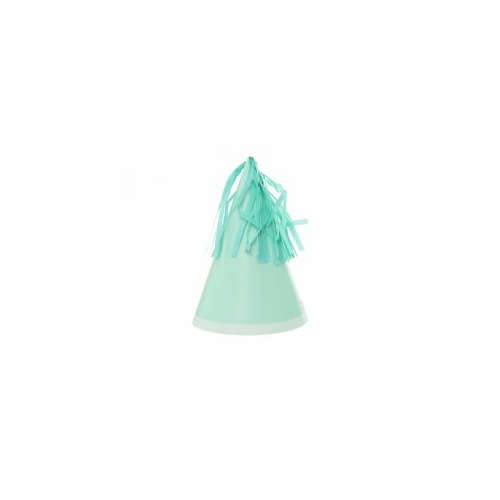 Paper Party Hat with Tassel Topper Mint Green #406150MTP - 10Pk (Pkgd.)