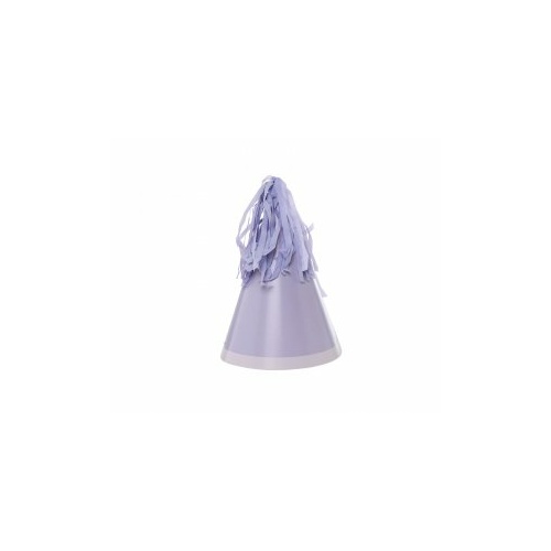 Paper Party Hat with Tassel Topper Pastel Lilac #406150PLIP - 10Pk (Pkgd.)