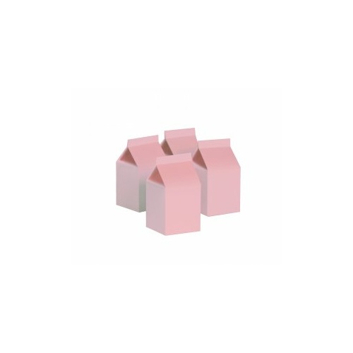 Paper Party Milk Box Classic Pink #406220CPP - 10Pk (Pkgd.)
