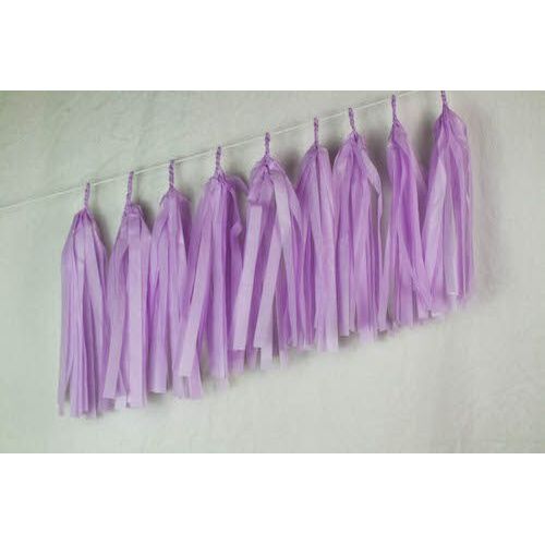 Tassels Tissue Standard Lavender 35cm Pre-Cut #47153 - Pack of 9