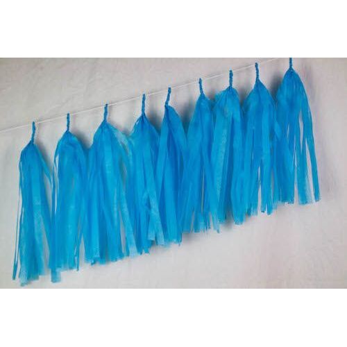 Tassels Tissue Standard Tiffany Blue 35cm Pre-Cut #47157 - Pack of 9