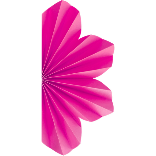 Paper Party Paper Daisy Flamingo 20cm #5220FMP - 2pk