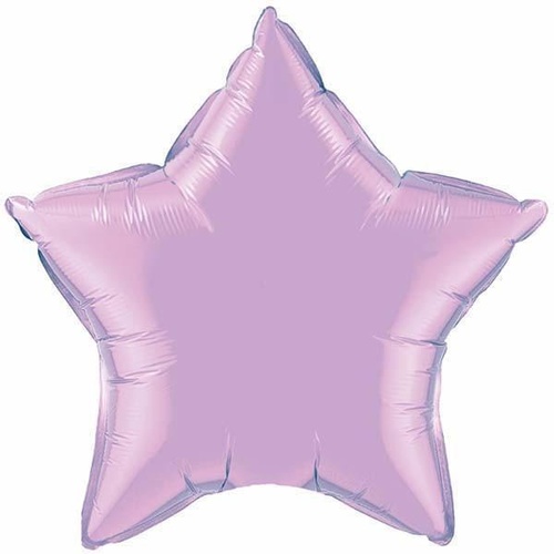 50cm Star Foil Pearl Lavender Plain Foil #54807 - Each  (Unpkgd.) 