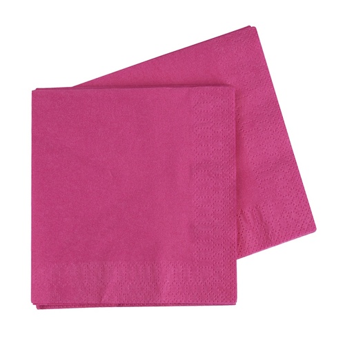 Lunch Napkin 330mm Magenta/Flamingo #6072MAP - 40pk TEMPORARILY UNAVAILABLE 