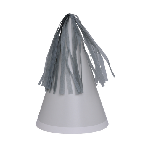 Paper Party Party Hat with Tassel Topper Cool Grey #6150CGP - 10pk