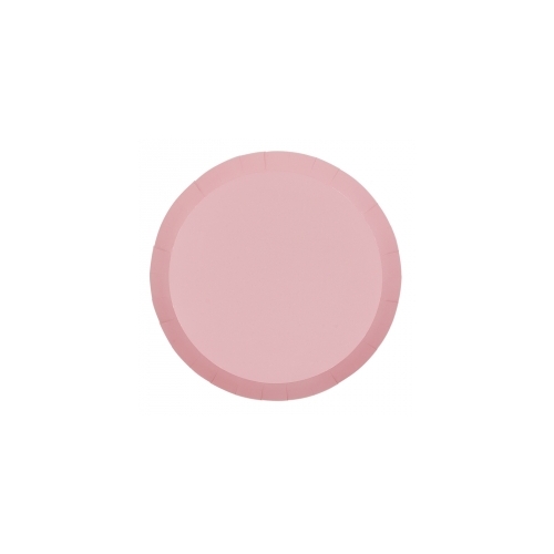 Paper Party Paper Round Dinner Plate 9" Classic Pink #6180CPP - 20pk(Pkgd.)