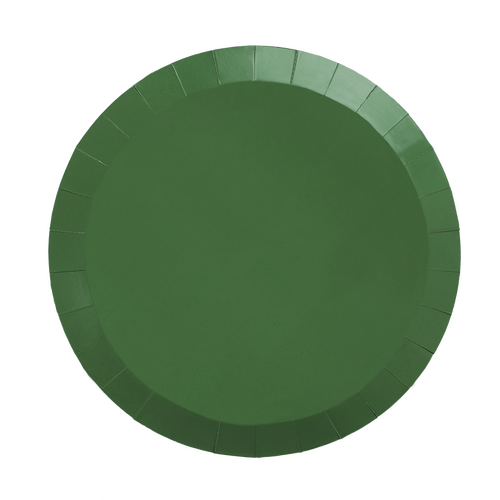 Paper Party Paper Round Dinner Plate 9" Sage Green #6180SGP - 20pk