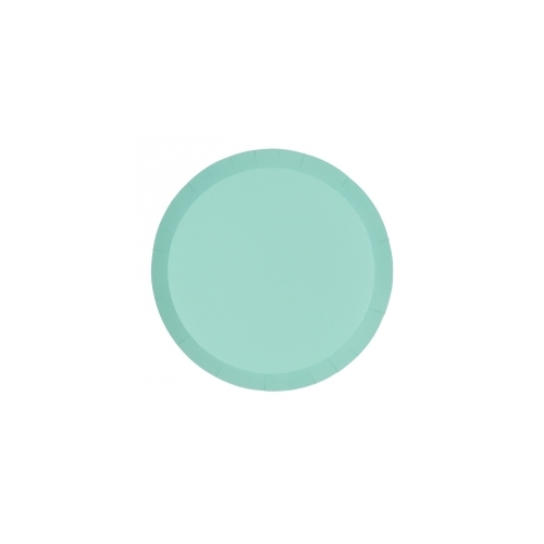 Paper Party Paper Round Banquet Plate 10.5" Mint Green #6190MTP - 20pk(Pkgd.)