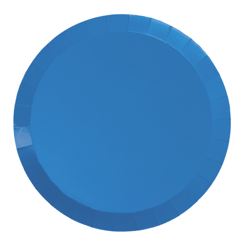 Paper Party Paper Round Banquet Plate 10.5" Sky Blue #6190SBP - 20pk