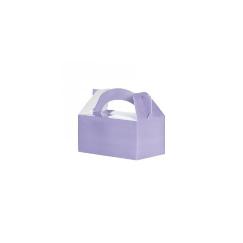 Paper Party Lunch Box Pastel Lilac #6230PLIP - 5Pk TEMPORARILY UNAVAILABLE