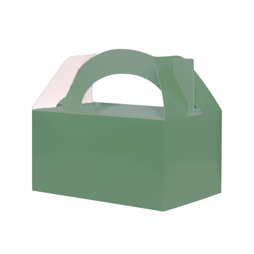 Paper Party Lunch Box Sage Green #6230SGP - 5Pk