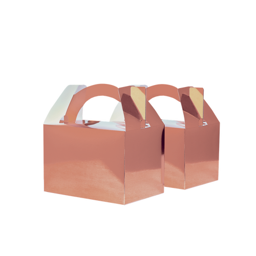 Paper Party Little Lunch Box Metallic Rose Gold #6231MRGP - 10pk
