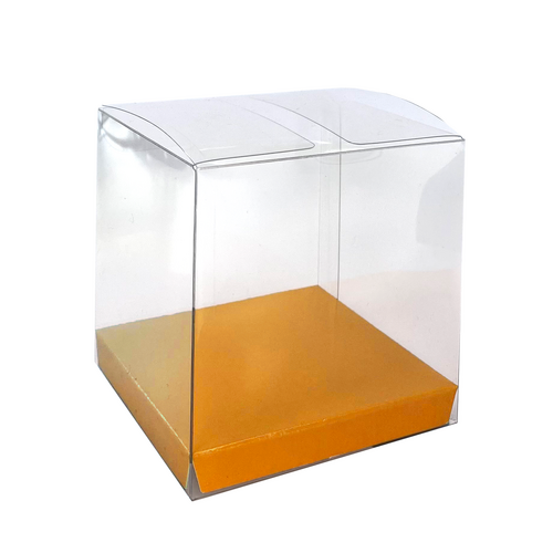 Paper Party Clear Favour Box Tangerine #6250TGP - 10pk