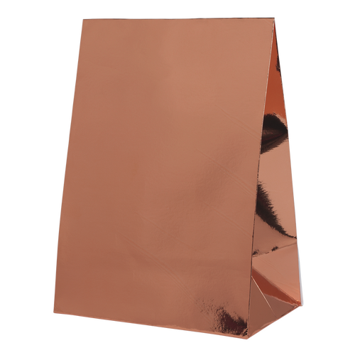 Paper Party Paper Party Bag Metallic Rose Gold #6300MRGP - 10pk