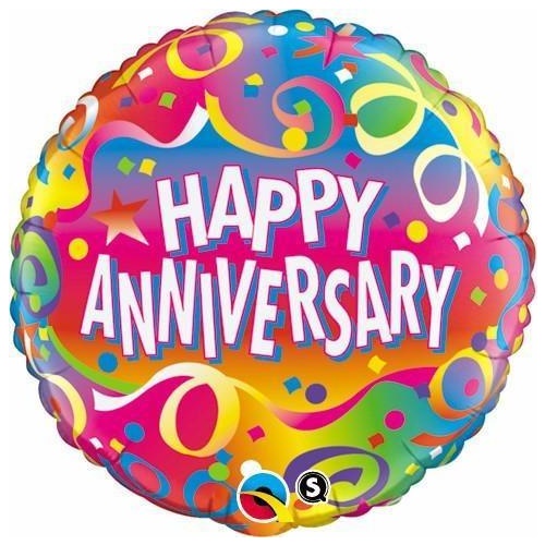 45cm Round Foil Anniversary Confetti #75224 - Each (Pkgd.) 