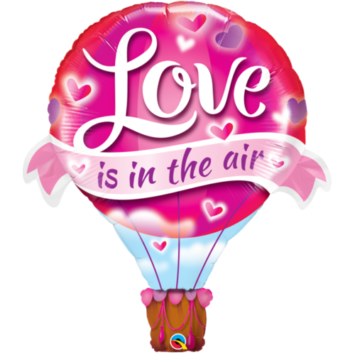 105cm Shape Foil Love is in the Air Balloon #78529 - Each (Pkgd.)