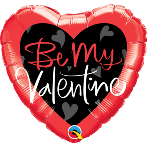 DISC 45cm Heart Be My Valentine script #78537 - Each (Pkgd.)