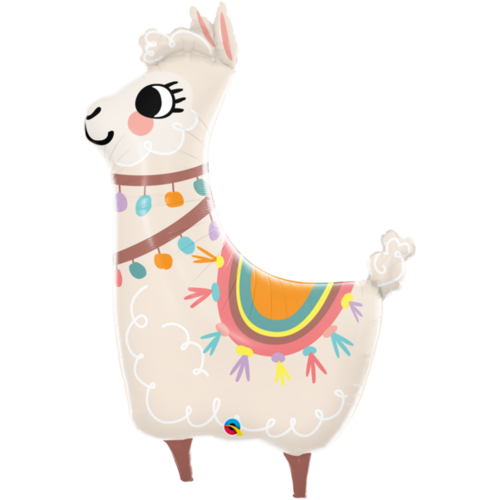 113cm Shape Llama Lovable Foil Balloon #85914 - Each (Pkgd.) 