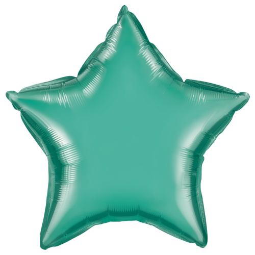 50cm Star Chrome Green Plain Foil #90103 - Each (Pkgd.) 