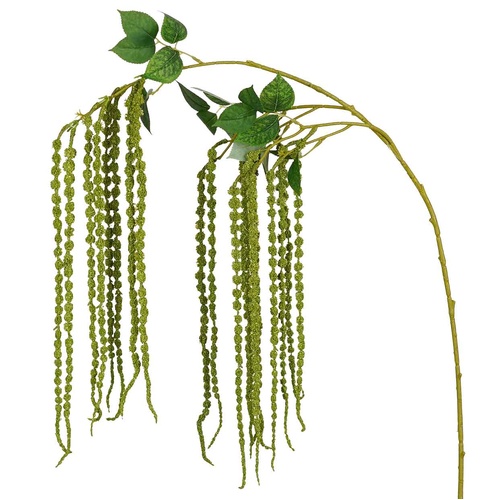 Hanging Green Amaranthus Spray 125cm -#FL-AMARAN-GRN-HANG