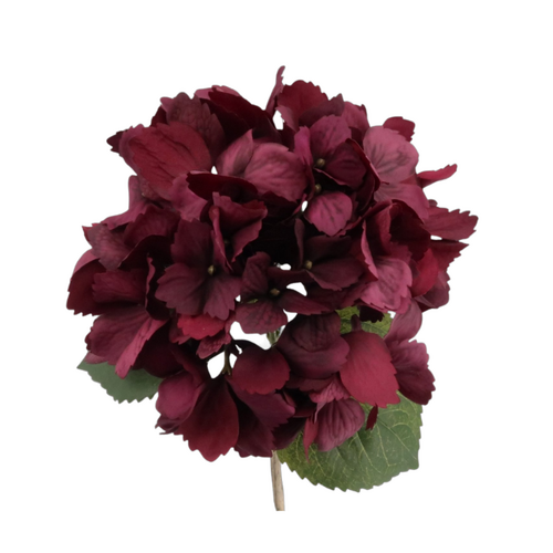 Burgundy Hydrangea Real Touch - #FL-HYD-BURG