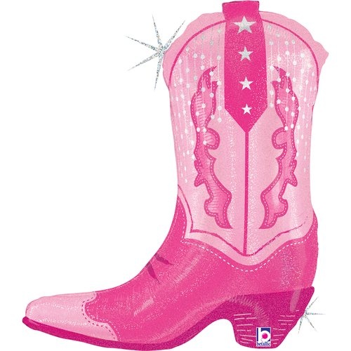 Pink Cowgirl Boot Shape