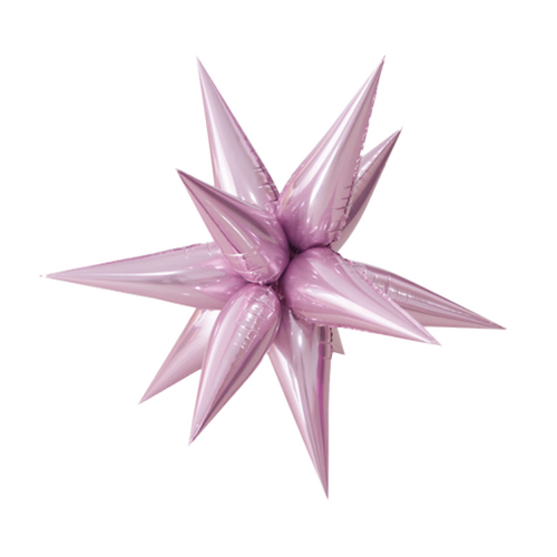 65cm Shape Foil Starburst Light Pink Air Fill ONLY # H0589 - Each (Pkgd.)