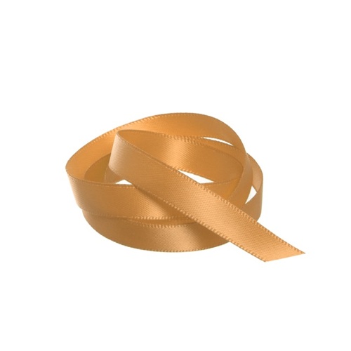 Ribbon Satin New Gold Deluxe Double Faced 10mm x 25m #KC211025NGO - Each