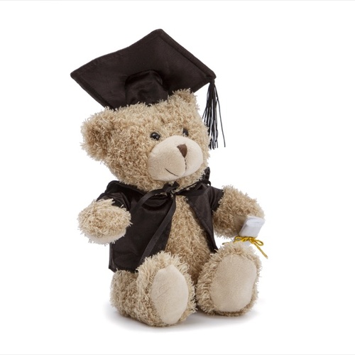 Soft Toy Teddy Graduation Bear Smarty Pants Light Brown 20cm #KC48138 - Each TEMPORARILY UNAVAILABLE