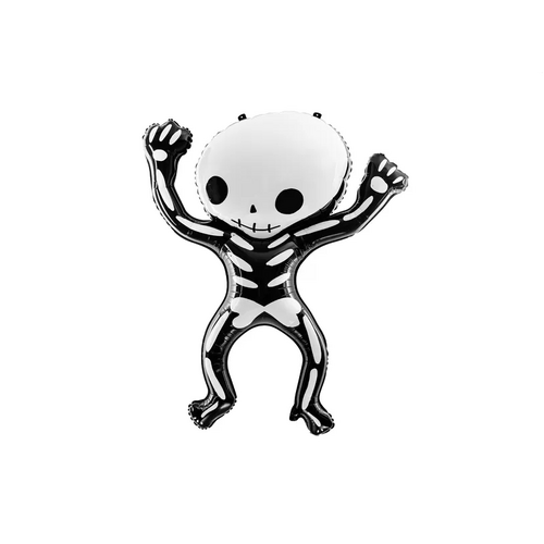 100cm Shape Skeleton Foil Balloon #PD252645 - Each (Pkgd.)