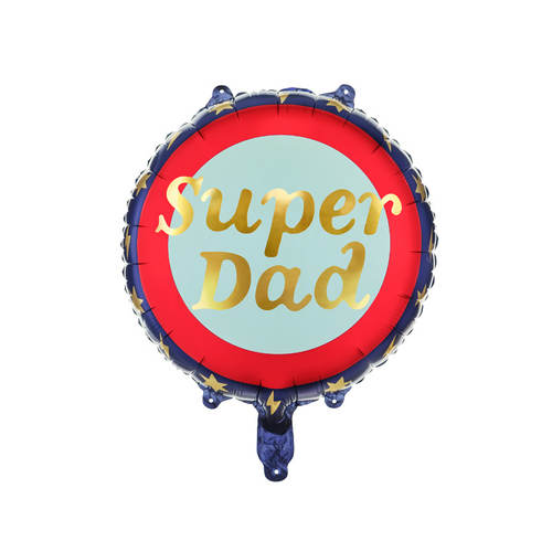45cm Round Super Dad Foil Balloon #PD26134 - Each (Pkgd.)