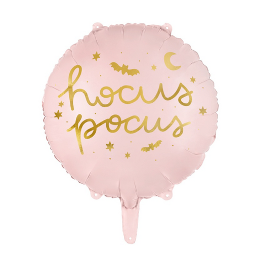 35cm Round Hocus Pocus Pink Foil Balloon #PD26150 - Each (Pkgd.)