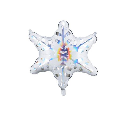 66cm Shape Holographic Snowflake Foil Balloon #PD26158 - Each (Pkgd.) 