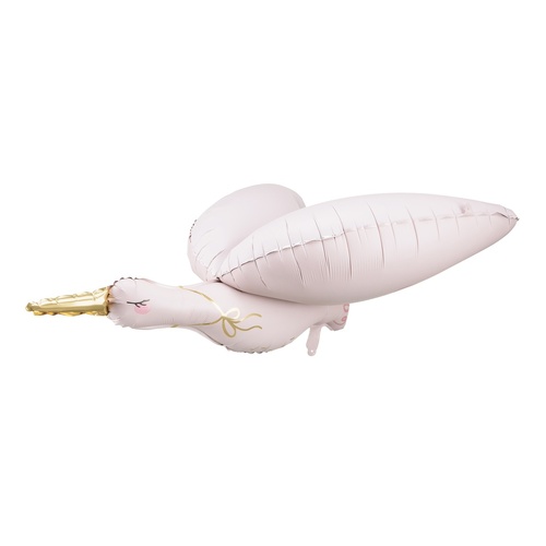 103cm Shape Stork Light Pink Foil Balloon #PD26194 - Each (Pkgd.)
