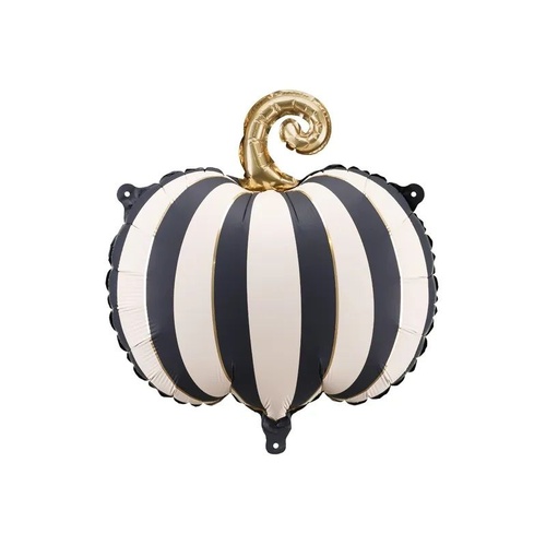 39cm Shape Pumpkin Striped Foil Balloon #PDFB305 - Each (Pkgd.)