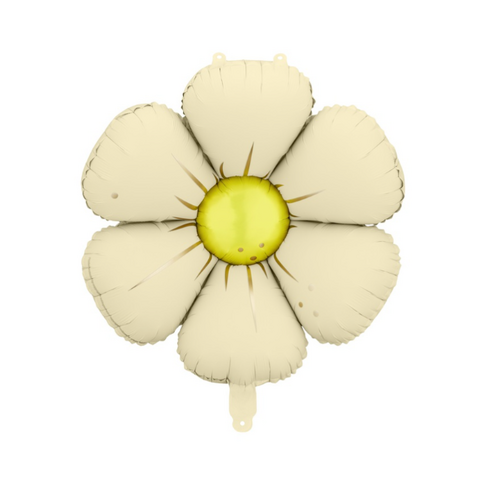 65cm Shape Daisy Garland Cream Foil Balloon #PDFBZ5079 - Pack of 4 (Pkgd.)
