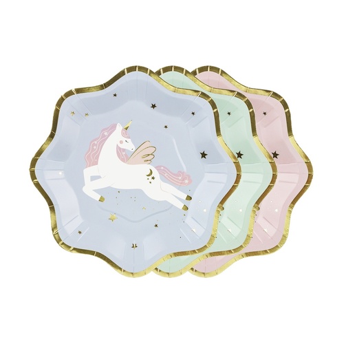 Paper Plate 18cm Unicorn #PDTPP94 - 6pk(Pkgd.)