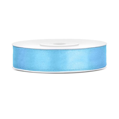 Ribbon Satin Sky Blue 25M long x 12mm wide #PDTS12011 - Each
