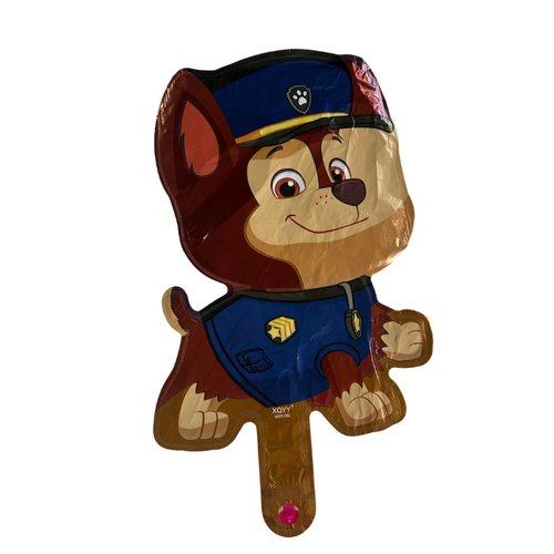 22cm German Shepard Foil Balloon  #SF-GERMANSH-22 - Each (Inflated, supplied air-filled on stick)