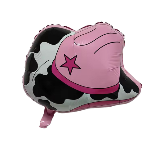 Pink Cowboy Hat Helium/Airfilled 51cm - #SF-HAT-PNK Each (Pkgd).