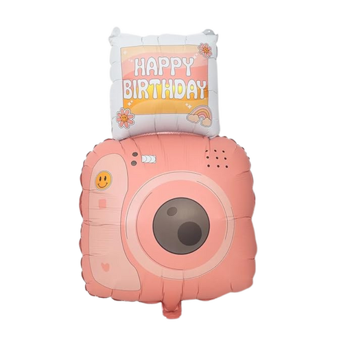 Happy Birthday Polaroid Helium/Airfilled 52cm - #SF-HB-POLAROID Each (Pkgd).