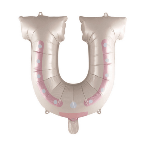 Pink Horseshoe Helium/Airfilled 59cm - #SF-HORSESHOE-PNK Each (Pkgd).
