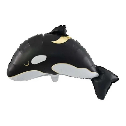 Orca Foil Balloon Helium/Airfilled 77cm - #SF-ORCA Each (Pkgd).