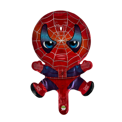 22cm Superhero Man Foil Balloon  #SF-SUPERHERO-22 - Each (Inflated, supplied air-filled on stick)